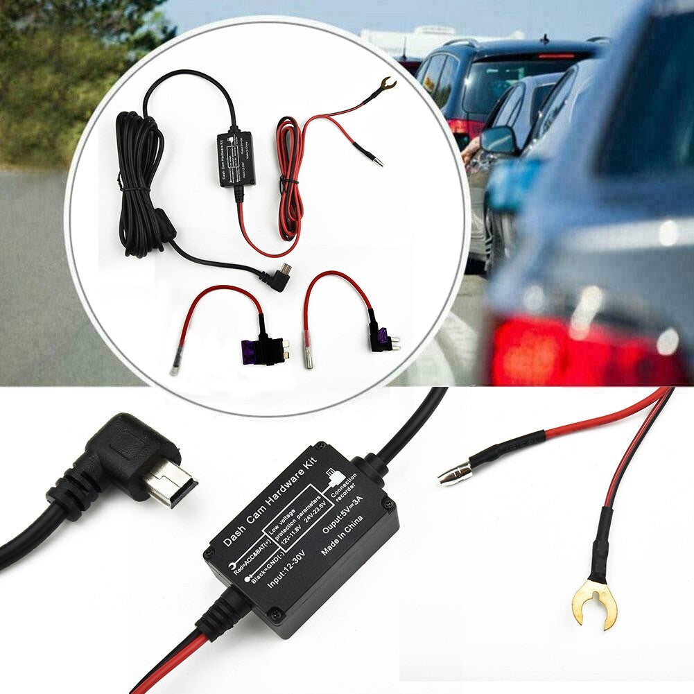 ya 2 7.15 MicroUSB Car Hard Wire Kit Box Hardwire for Charger Adapter For Dash Cam Camera DVR