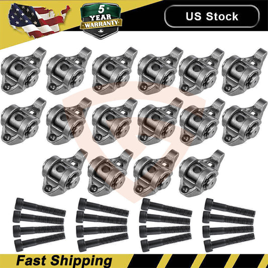 ya 2 6.29 Roller Rocker Arms w/Bolts Set for Chevrolet for GMC LS LS1 4.8L 5.3L 5.7L 6.0L 6.2L