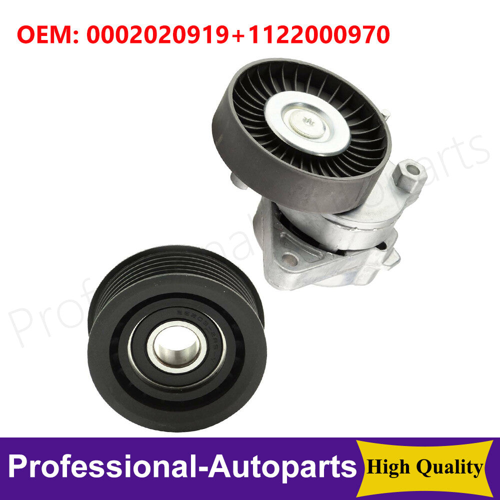 ya 3 6.24 Belt Tensioner & Idler Pulley Set Fits for Mercedes-benz S350 E320 C280