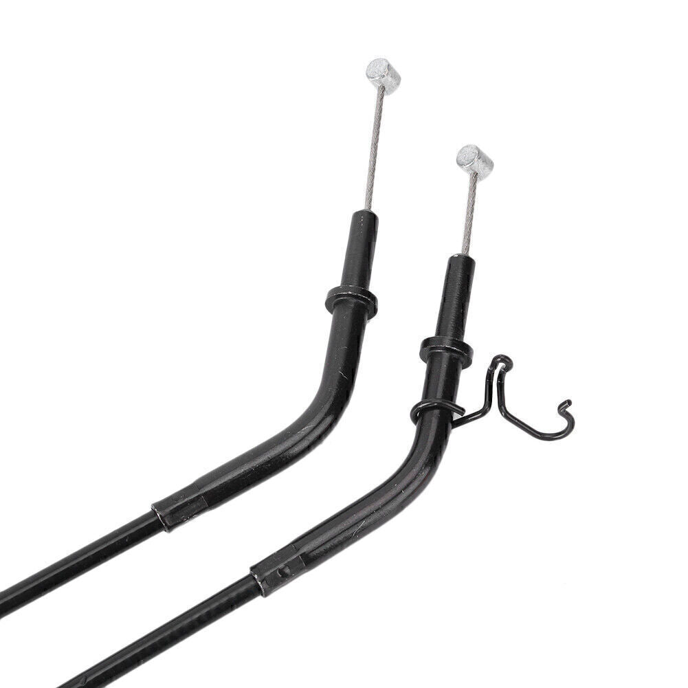 ya 5 8.7 2x Black Throttle Cable Accelerator Wire for Kawasaki ZX10R 2016-2017