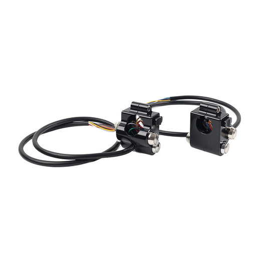 ya 1 7.4 Motorycle CNC 1 25mm Handlebar Switch Controls Housing FITS for Harley Universal