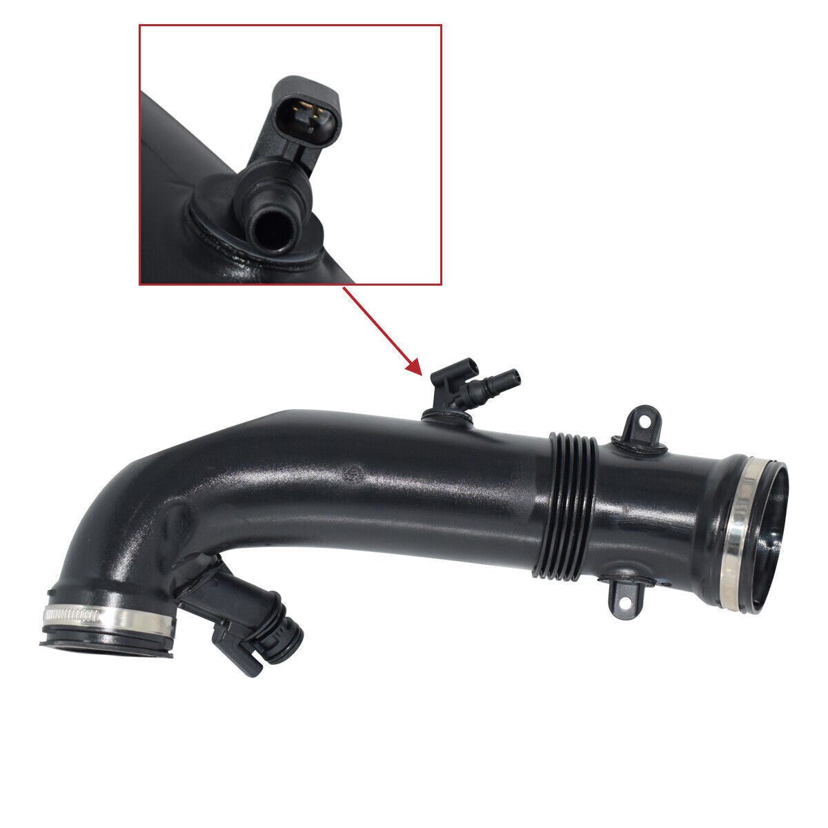 ya 5 8.7 for Mini Cooper R55 2010-2015 Air Duct Intake Boot Hose Turbo Pipe 13717627501