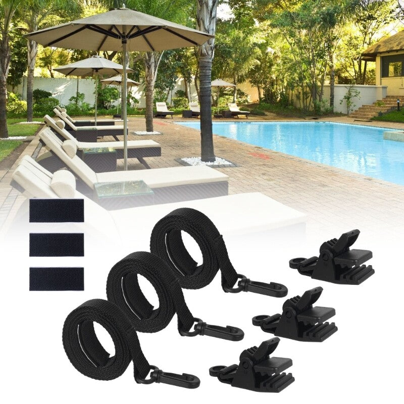 ya 14 Solar Cover Reel with Plastic Clip and Band Adjustment Hook Nonslip Fastening