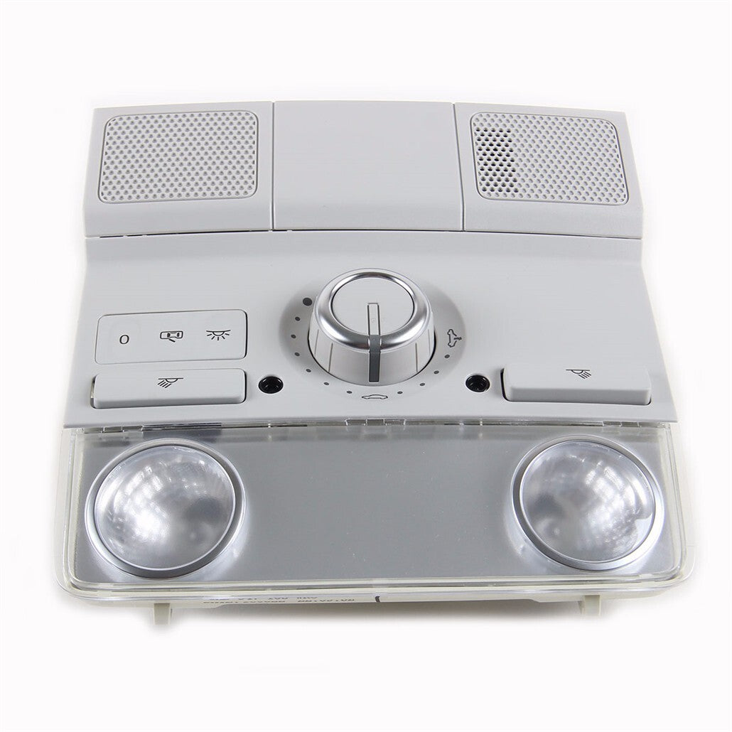 ya 1 6.30 Gray Rear Interior Roof Reading Light Knob Chrome Fits for VW for Golf for JETTA