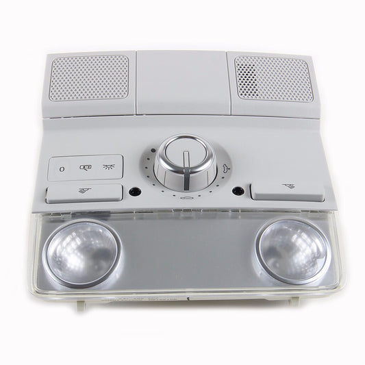 ya 1 6.30 Gray Rear Interior Roof Reading Light Knob Chrome Fits for VW for Golf for JETTA