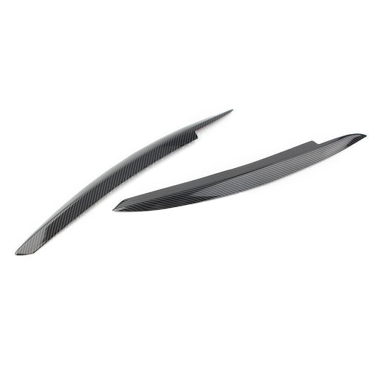 ya 2 6.29 Carbon Fiber Headlight Cover Eyelid Eyebrow Lid Brow for VW for Golf VI MK6 2008-13