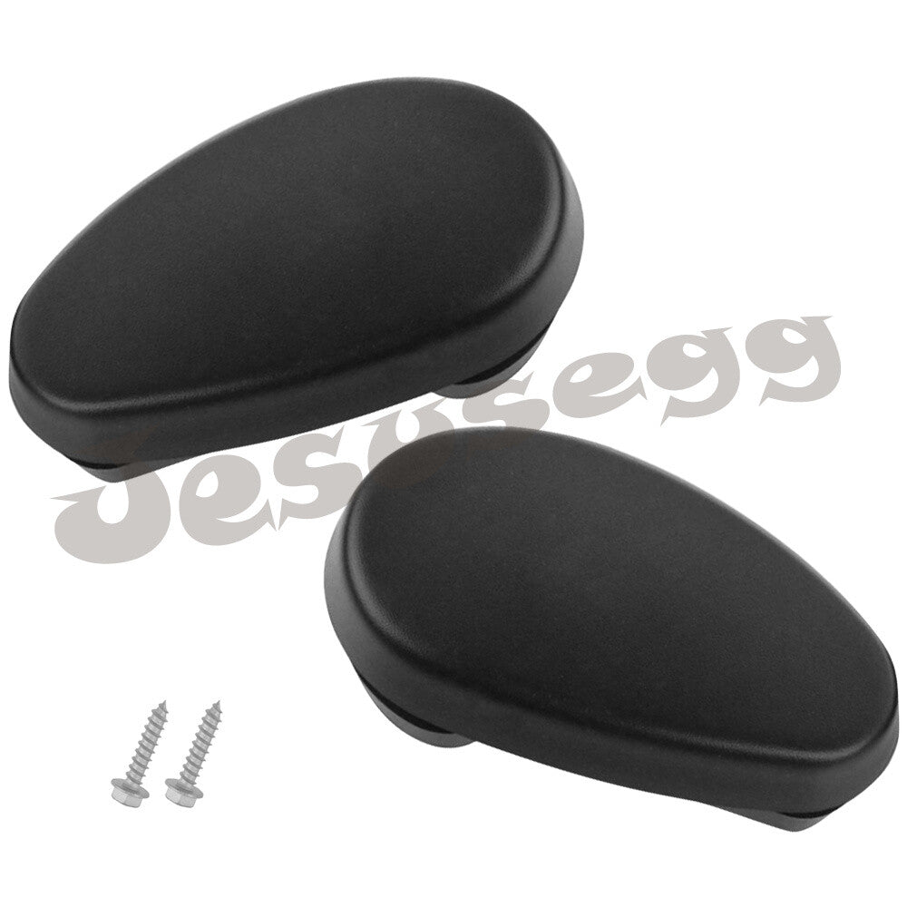 ya 5 8.7 Tubular Side Steps Bars End Caps Set For 2009-2010 for Dodge for Ram 2011-16 68044463AB