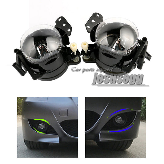 ya 13 5.27.2 2x Front L+R Driving Fog Light Lamp Housing for BMW E60 5-Series 03-07 520i 523i
