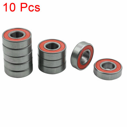 ya 5 8.7 10pcs Universal 6001RS Deep Groove Sealed Shielded Ball Bearing 28 x 12 x 8