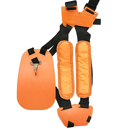 ya 17 Trimmer Double Shoulder Strap Harness Brushcutter Shoulder Black+Orange