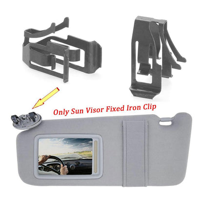 ya 5 8.7 1Set Car Sun Visor Buckle Fixed Iron Clip Kit Repair for Toyota Crown for Camry RAV4