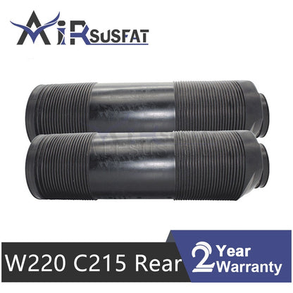ya 1 8.12 baidi Pair for Mercedes W220 C215 Rear Dust Cover ABC Hydraulic Shock Rubber Boot