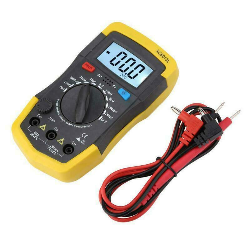 Capacitor Tester Capacitance Meter Test Detector Equipment 0.1pF-20000uF