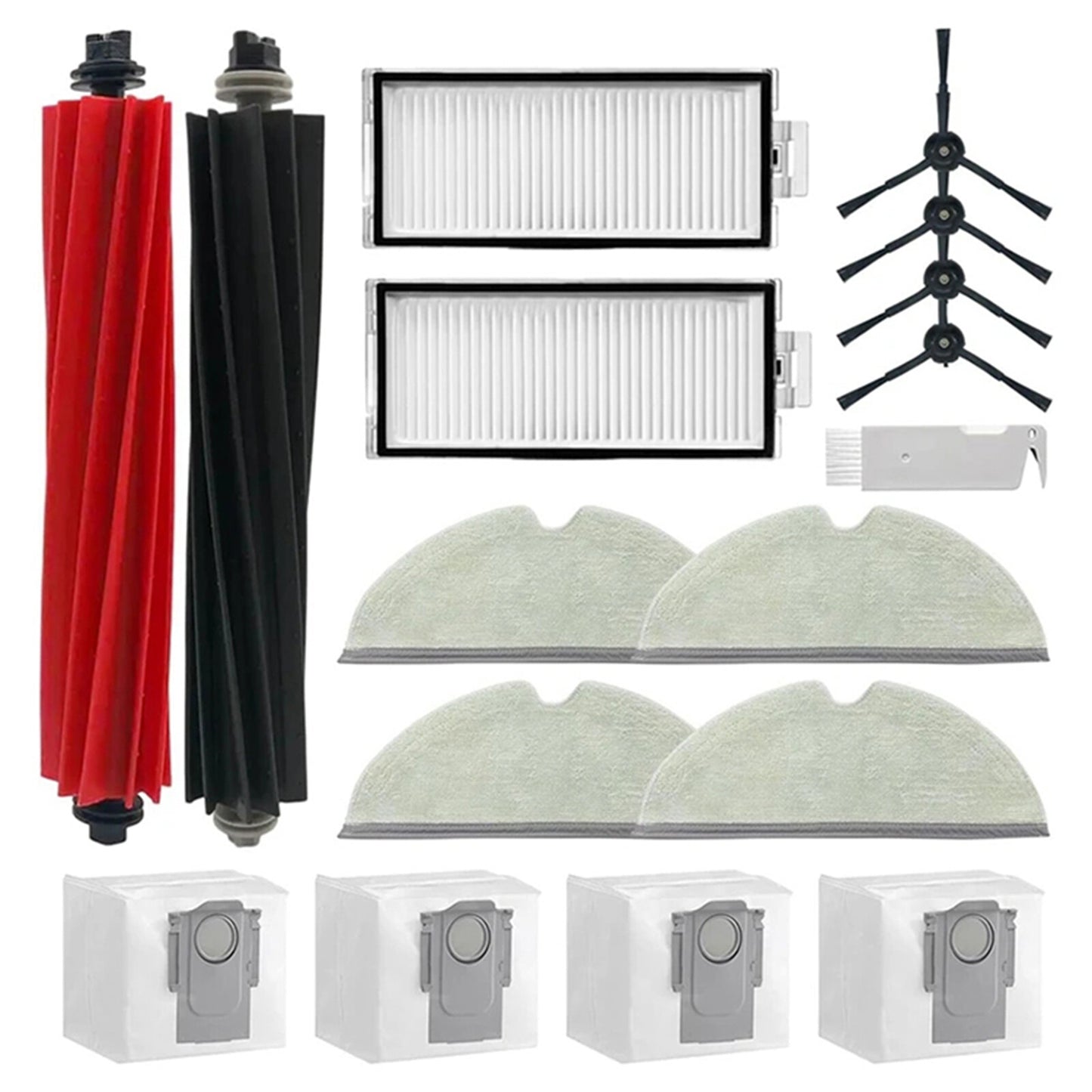 ya 25 Main Side Brush Strainer Wipes Part for Q5 Pro+/Q8 Max+ (Plus)