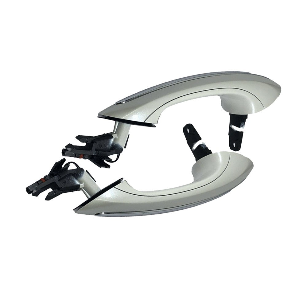 ya 5 8.7 For F07 F10 F11 F12 F13 F01 F02 Rear Left + Right Door Handle Puller White