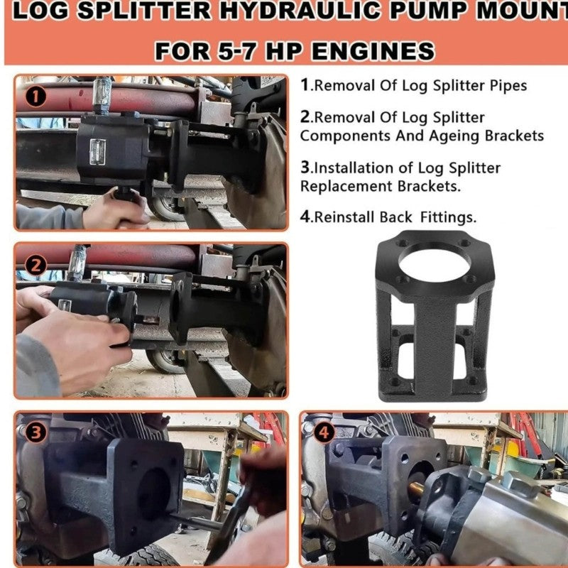 ya 14 Splitter Replacement Brackets for 5-7Hp Engine Splitter Pump Mount Bracket