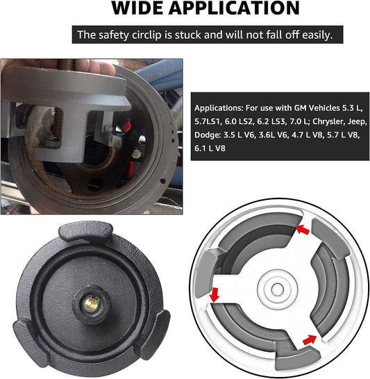 ya 1 7.13 25264 Harmonic Balancer Puller Crank Pulley Puller for GM for Dodge for Jeep for Chrysler