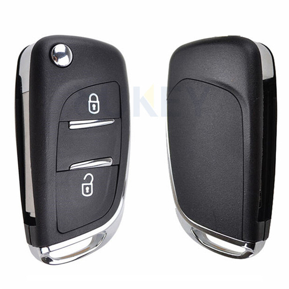 ya 5 8.7 Button Flip Remote for Smart Key Case Cover Shell for Peugeot 807 Expect Partner