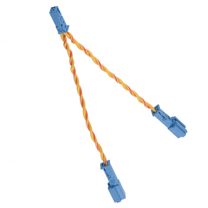 ya 5 8.7 Speaker Stereo Plug Connector Adapter Wiring Cable Y Harness Splitter for BMW