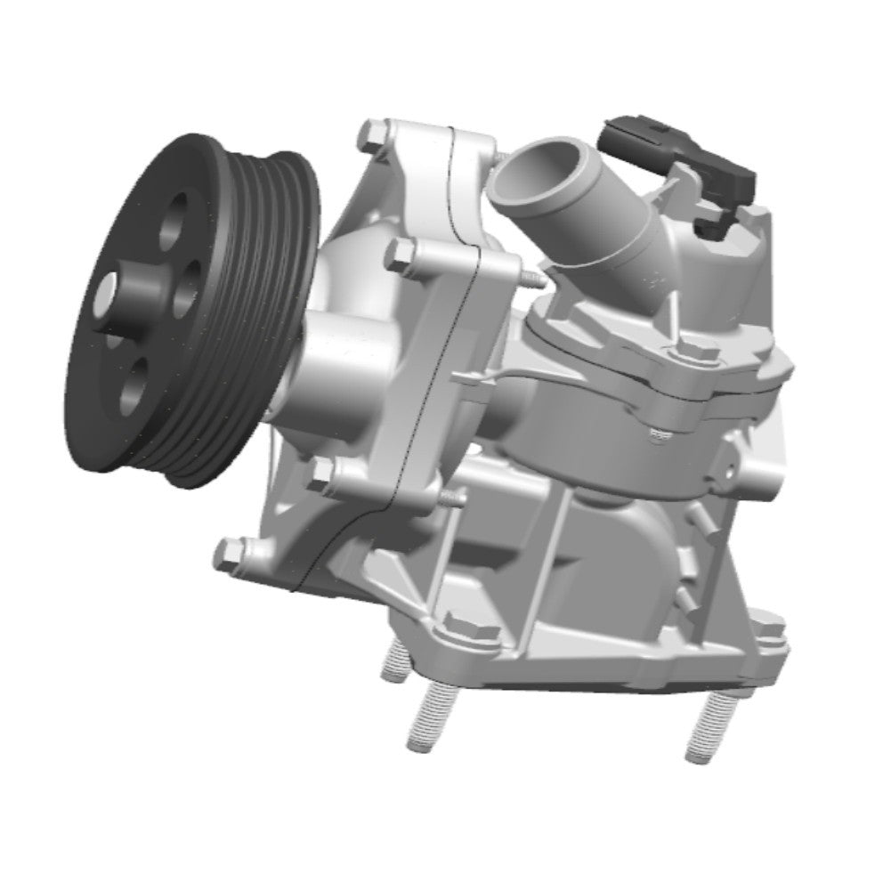 ya 5 8.7 Water Pump Replace# 12667393
