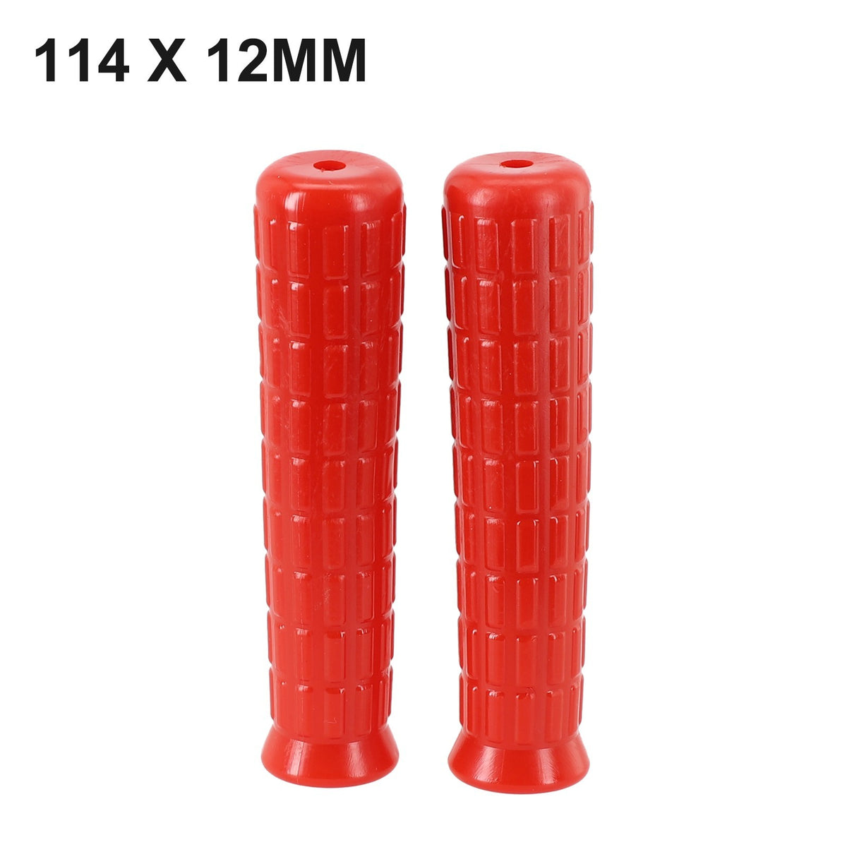 ya 15 10.20 Ergonomic Rubber for Wheelbarrow Red Round Tubes (2Pcs)