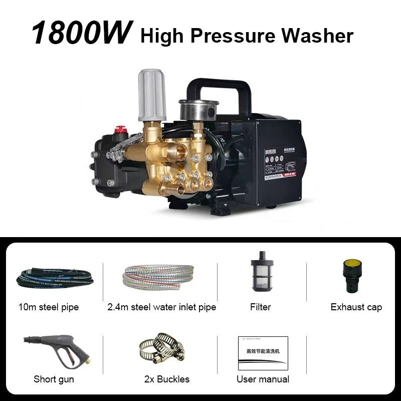 ya 26 Copper Electric High Pressure Washer Pump Car Cleaning Machine 7Mpa 13L/min 220V