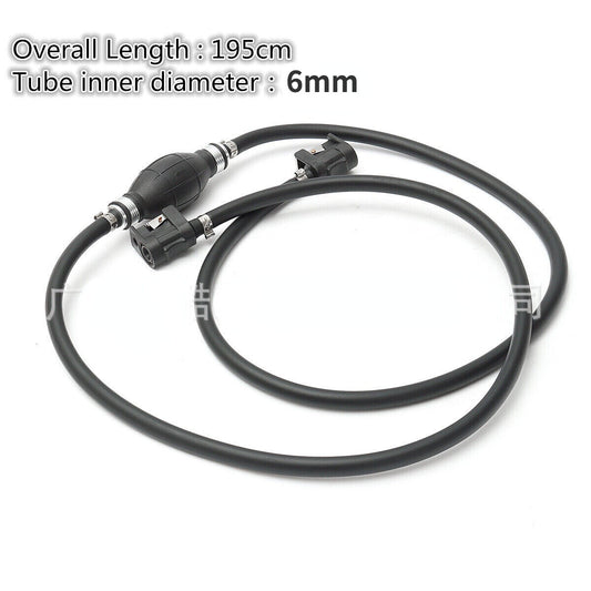 ya 1 7.7 6MM Marine Line For Mariner Parkson Johnson Motor Outboard Tank Boat Gas Hose