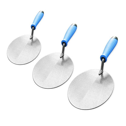 ya 26 3Piece Set of Stainless Steel Trowels for Efficient Brickwork and Smoothing Task