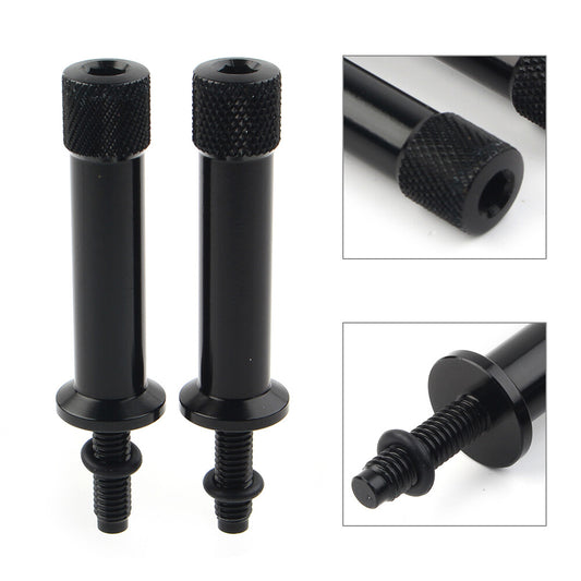 ya 3 6.23 2x Black for SEAT Bolts Long Tool Fit Sc for Ram bler 865 2006-15 Thruxton 865 04-15