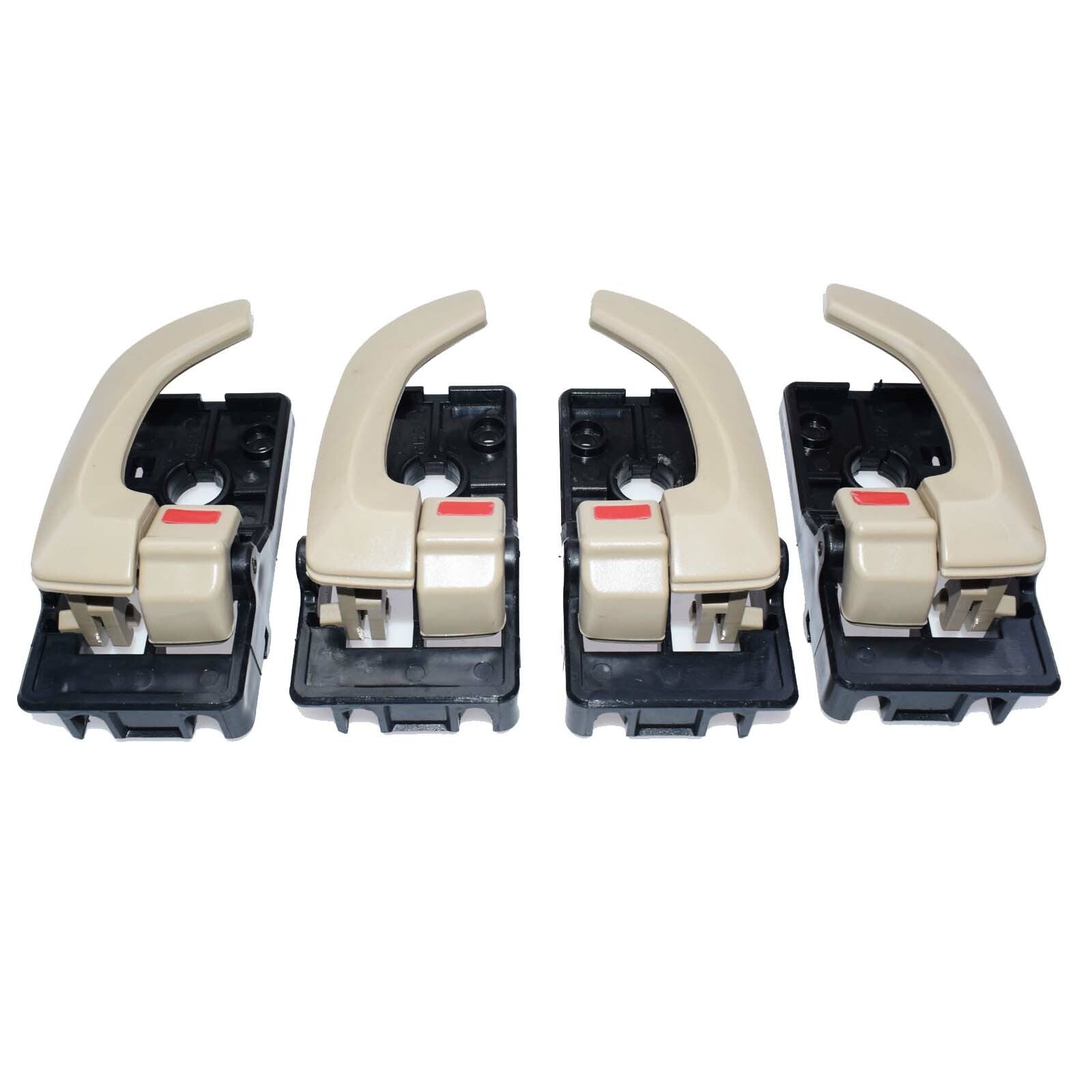 ya 11 6.6 4 Pack Interior Door Handles Beige Left and Right LH Right Grip for 2005 - 2009 for Hyundai for Tucson 