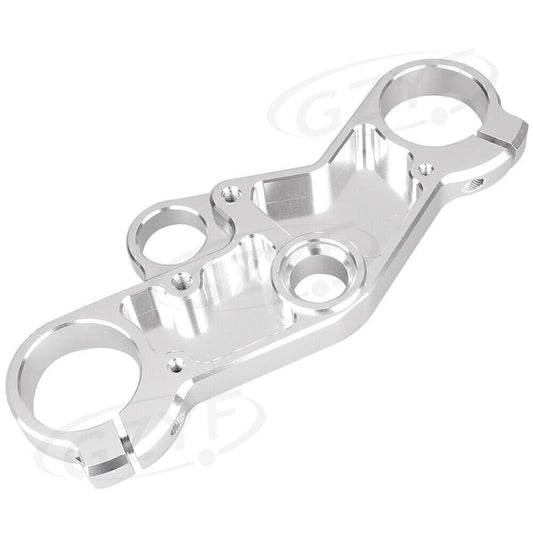 ya 1 7.8 Silver Upper Front Triple Tree End Top Clamp for Suzuki GSXR600 750 GSXR1000