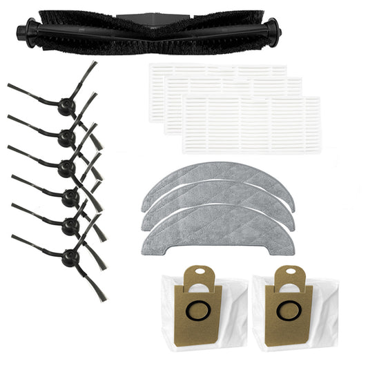 ya 25 Side Brush Main Brush Filter Wipe Dust Bag Kit for Proscenic M7Pro M8Pro