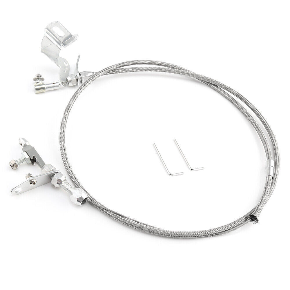 ya 5 8.7 727 Stainless Braided Kickdown Cable Detent Transmission Fit for Chrysler *