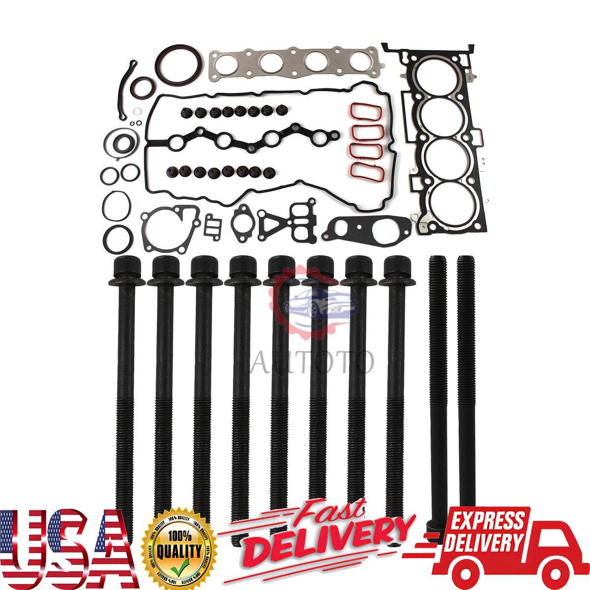 ya 27 7.2 G4KJ Engine Full Gasket Seal Kit w/ Head Bolt Fits for Hyundai for Kia Optima DOHC