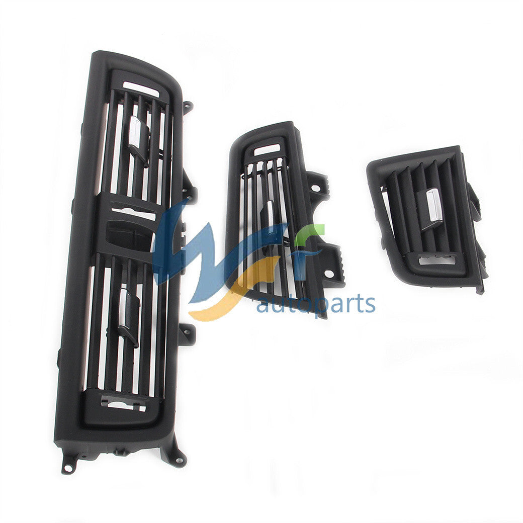 ya 9 6.5 Front Left Right and Center Console Grill Dashboard AC Vents for BMW 5 Series 