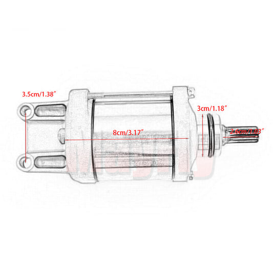 ya 1 7.13 Fit for 2011-2019 for Suzuki GSXR600 GSX-R 750 2013 Electrical Engine Starter Motor