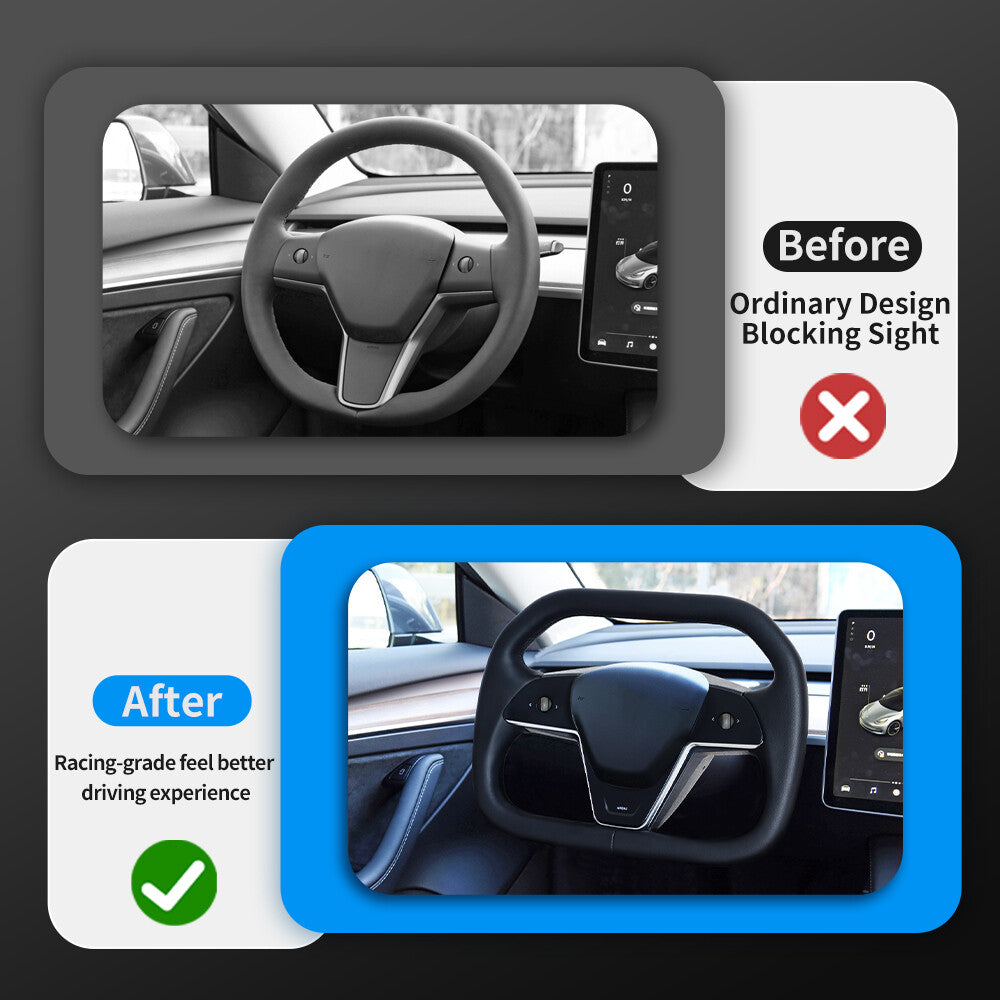 ya 5 8.7 for Tesla for Model 3 for Model Y 2016-2023 Upgrade Steering Wheel W/ Heated W/ button