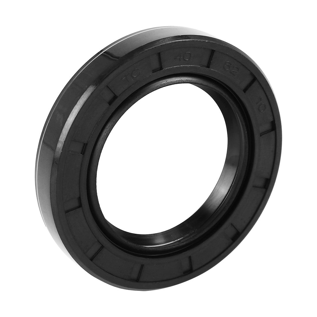 ya 5 8.7 40mm x 62mm x 10mm Black Rubber Cover Double Lip TC Oil Shaft Seal