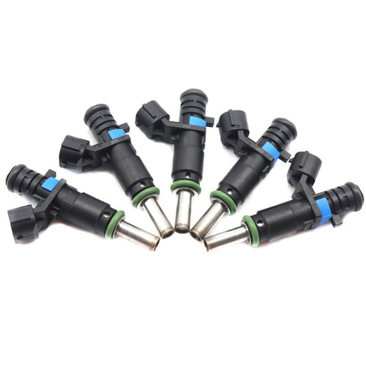 ya 1 8.5.1 5x Fuel Injector 07K906031C for VW for Passat for Golf Beetle Rabbit 2.5L 2007-2015