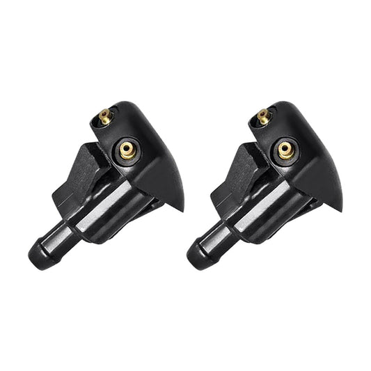 ya 4 6.22 2Pcs Fit For LandCruiser 85381-60120 Black Windshield Washer Nozzle Replacement