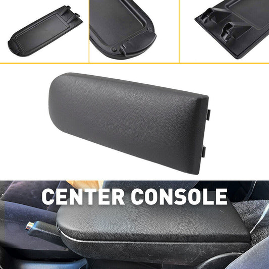 ya 2 6.26 for VW for JETTA Beetle 1999-2009 Black PU Leather Center Console Armrest Cover Lid