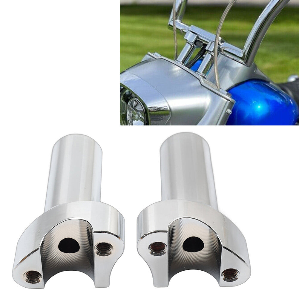 ya 2 6.30 for Harley 1 Bar Dyna Sportster Softail 3.5 Straight Handlebar Risers Chrome