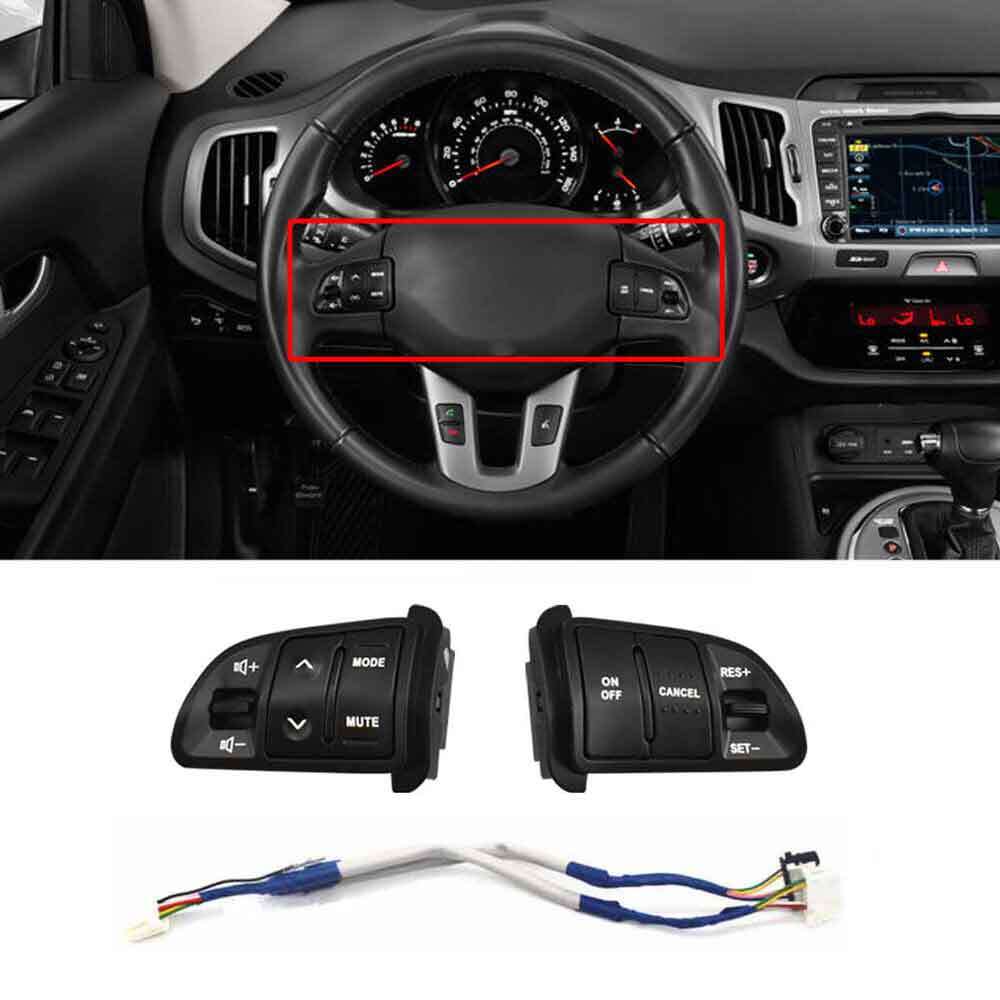 ya 1 8.5.2 for KIA 2011~2014 Steering Wheel Remote Control & Wiring Kit 3EA=1SET