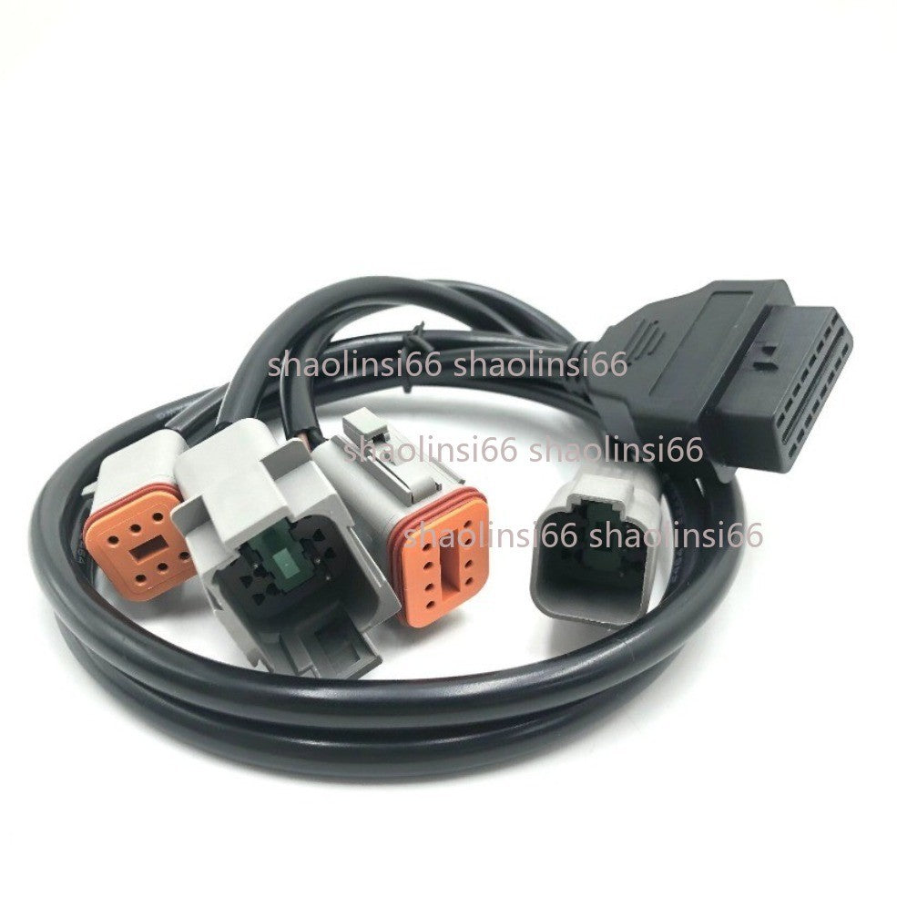 ya 5 8.7 Marine Engine Diagnostic Connect Cable of 6 Pins & 8 Pins FIT For Vocom Vodia