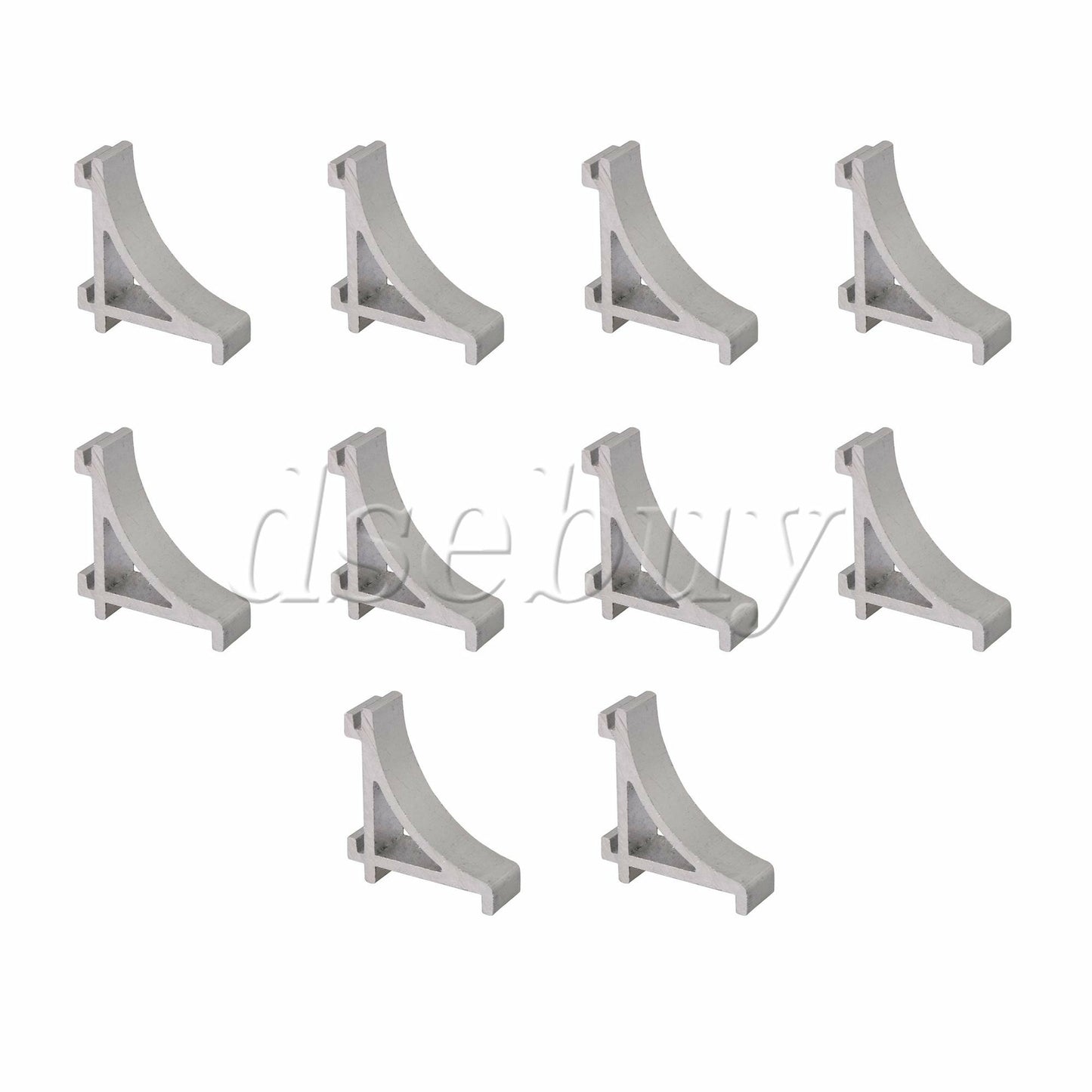 ya 26 10Pcs Aluminum Alloy M Size eezer Shelf Support Brackets Replacement 2.3CM