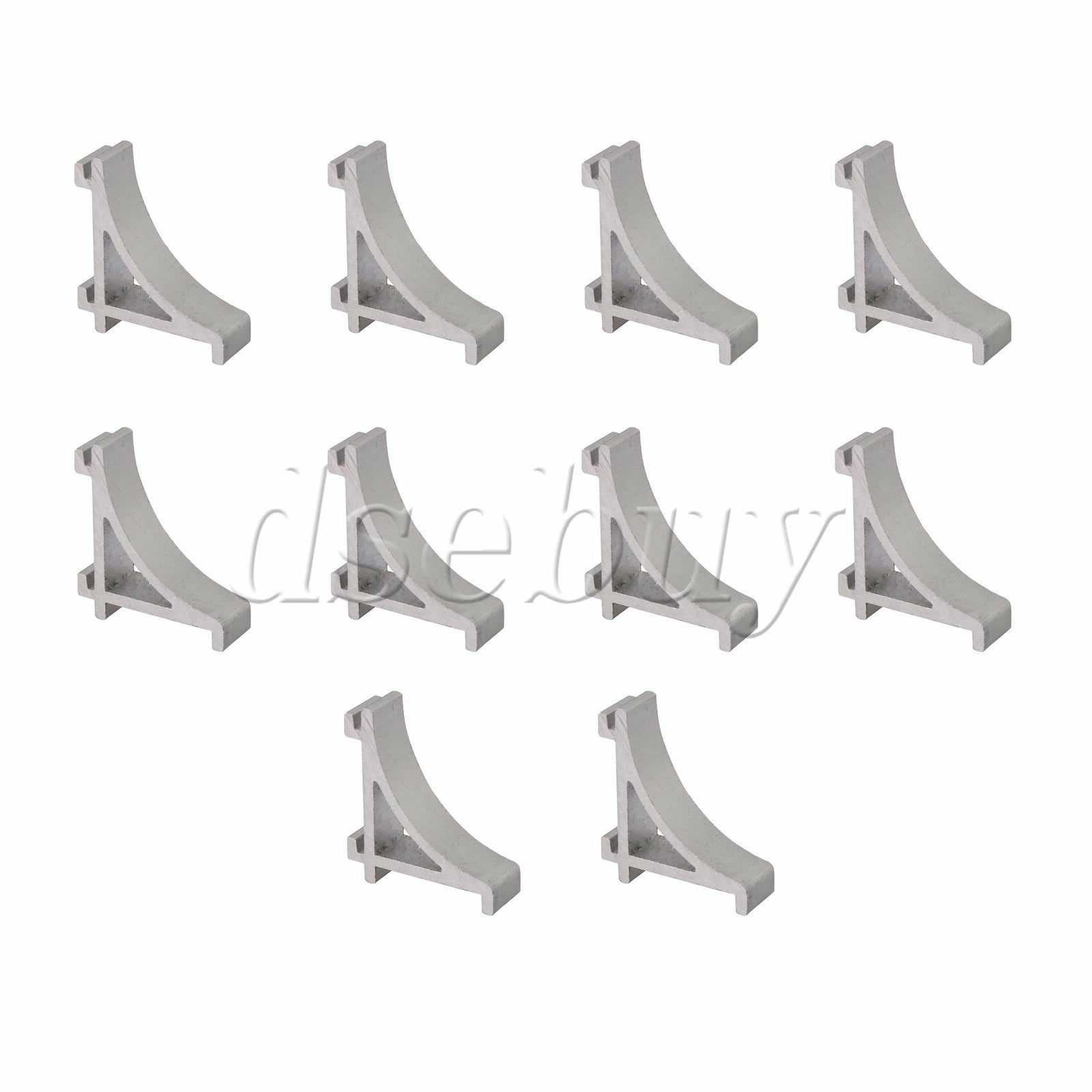 ya 26 10Pcs Aluminum Alloy M Size eezer Shelf Support Brackets Replacement 2.3CM