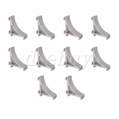 ya 26 10Pcs Aluminum Alloy M Size eezer Shelf Support Brackets Replacement 2.3CM