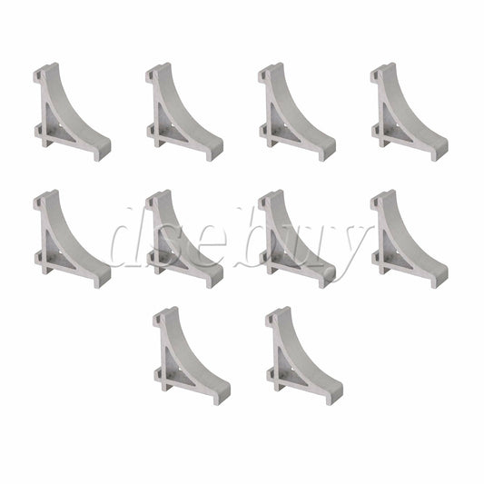 ya 26 10Pcs Aluminum Alloy M Size eezer Shelf Support Brackets Replacement 2.3CM