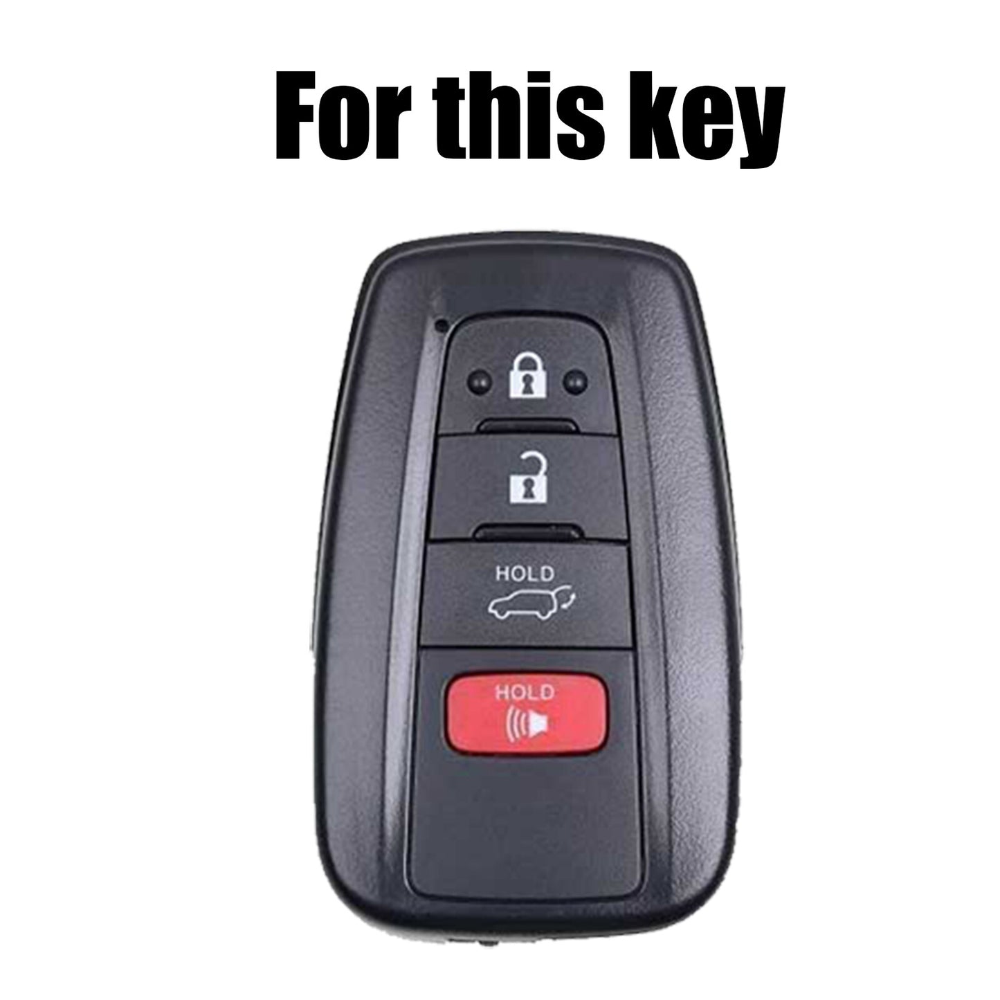 ya 5 8.7 Button Car Key Fob Case Cover for Toyota Highlander for COROLLA for Camry Hybrid 2018
