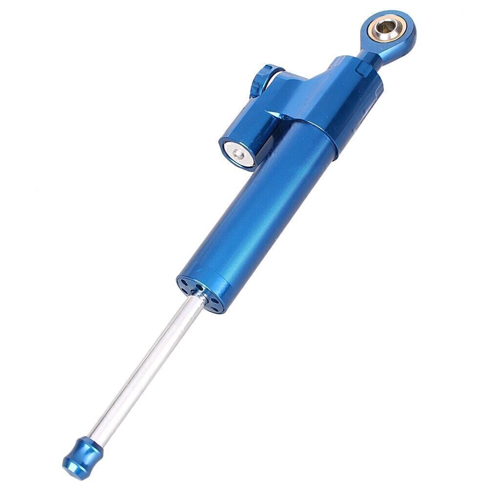 ya 5 8.7 Adjustable Steering Damper Stablizer for Yamaha YFM300 YFM450 Grizzly Blue